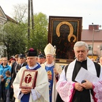 Powitanie ikony MB Częstochowskiej w Krośniewicach