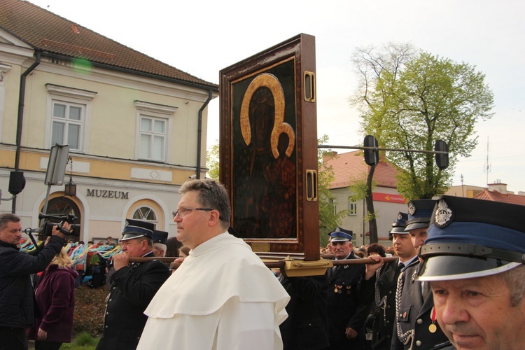 Powitanie ikony MB Częstochowskiej w Krośniewicach