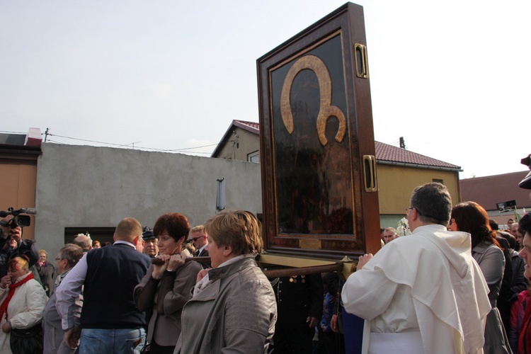 Powitanie ikony MB Częstochowskiej w Krośniewicach