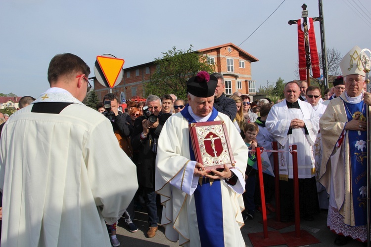 Powitanie ikony MB Częstochowskiej w Krośniewicach