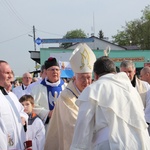 Powitanie ikony MB Częstochowskiej w Krośniewicach