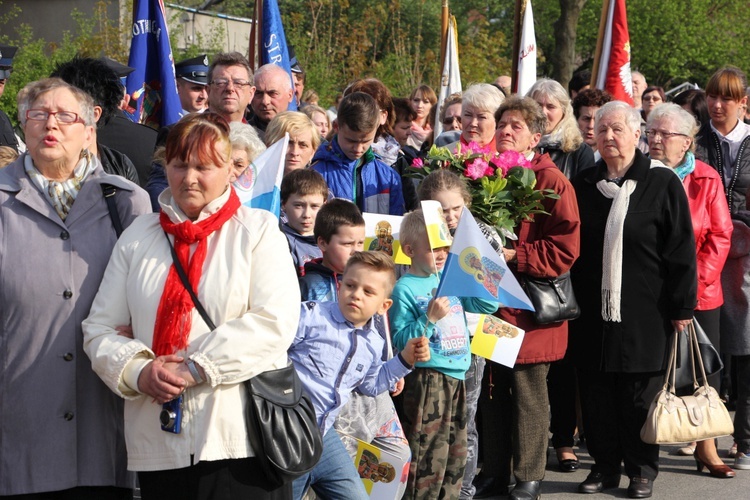 Powitanie ikony MB Częstochowskiej w Krośniewicach