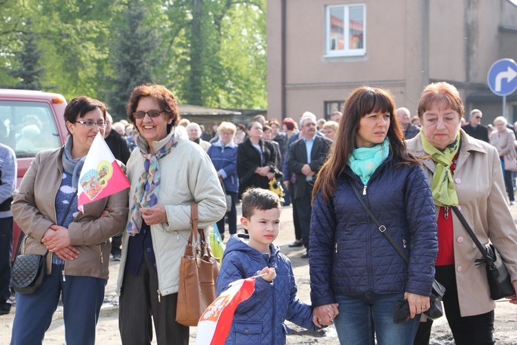 Powitanie ikony MB Częstochowskiej w Krośniewicach