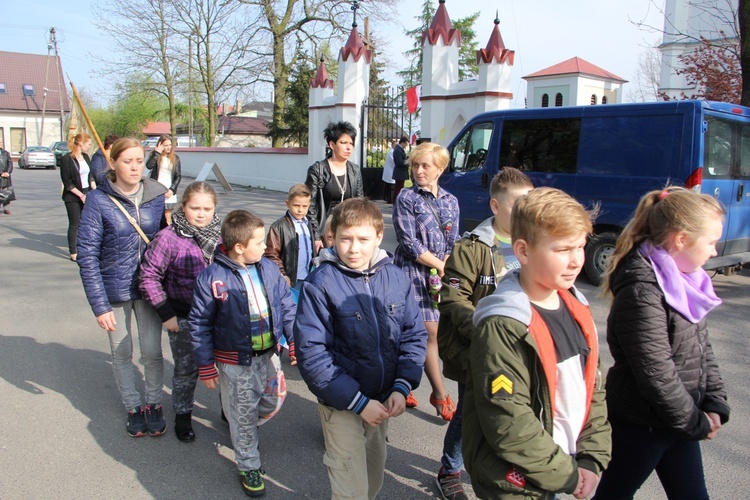 Powitanie ikony MB Częstochowskiej w Krośniewicach