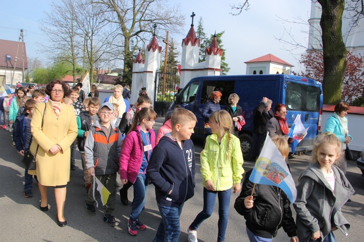 Powitanie ikony MB Częstochowskiej w Krośniewicach