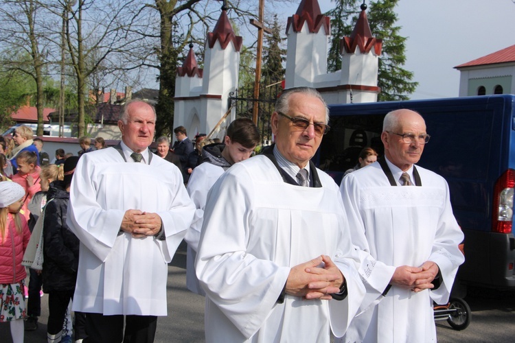 Powitanie ikony MB Częstochowskiej w Krośniewicach