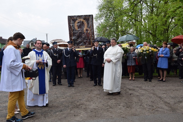 Powitanie ikony MB Częstochowskiej w Imielnie