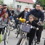 Motocykliści w kościele w Zgórsku