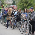 Motocykliści w kościele w Zgórsku