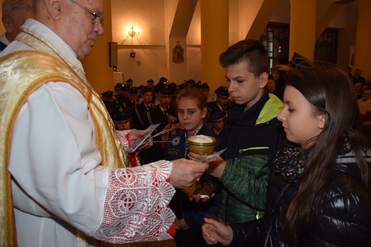 Powitanie ikony MB Częstochowskiej w Ostrowach