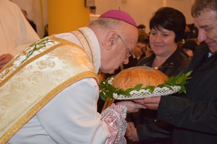 Powitanie ikony MB Częstochowskiej w Ostrowach