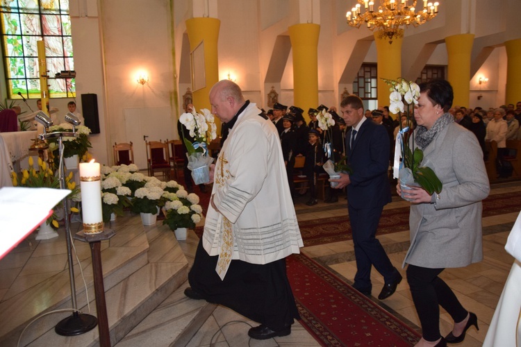 Powitanie ikony MB Częstochowskiej w Ostrowach