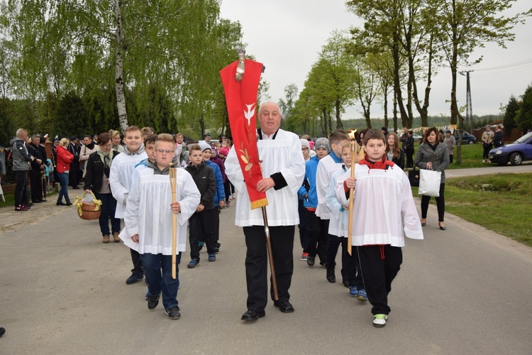 Powitanie ikony MB Częstochowskiej w Ostrowach