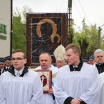 Powitanie ikony MB Częstochowskiej w Dąbrowicach