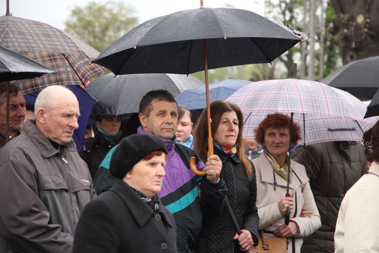 Powitanie ikony MB Częstochowskiej w Dąbrowicach