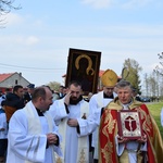 Powitanie ikony MB Częstochowskiej w parafii Sobótka