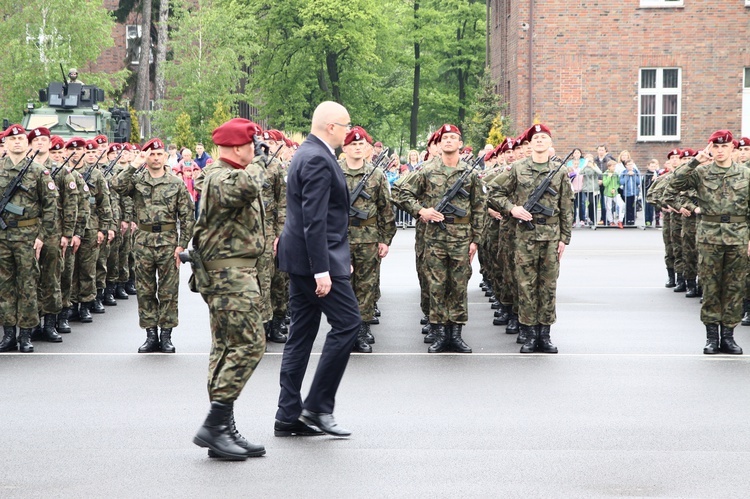 Pożegnanie żołnierzy 36. zmiany PKW KFOR w Kosowie