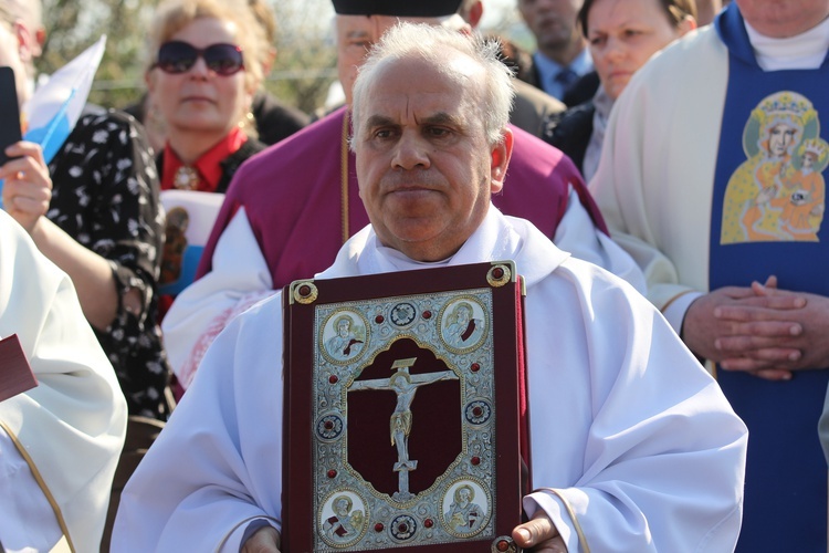 Powitanie ikony MB Częstochowskiej w Mazewie