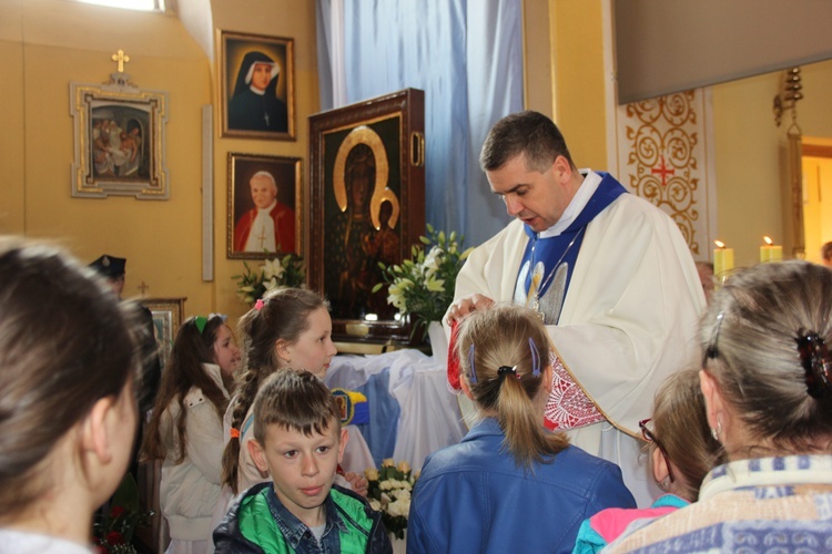 Powitanie ikony MB Częstochowskiej w Mazewie