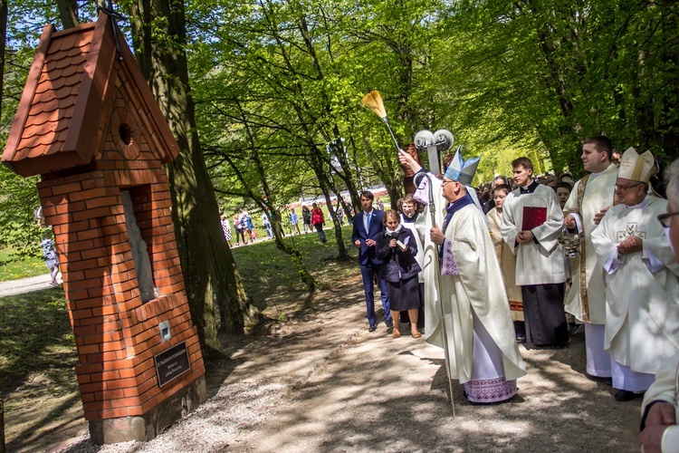 Poświęcenie kapliczek w Gietrzwałdzie