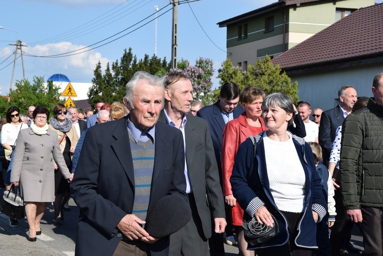 Powitanie ikony MB Częstochowskiej w Topoli Królewskiej