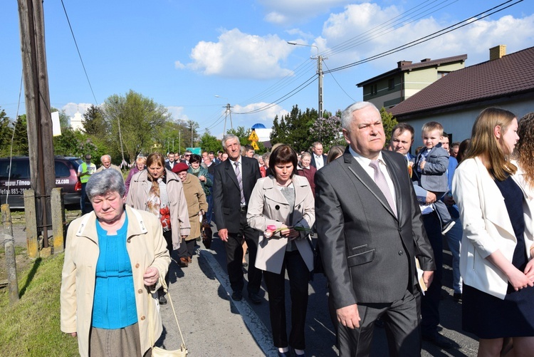 Powitanie ikony MB Częstochowskiej w Topoli Królewskiej