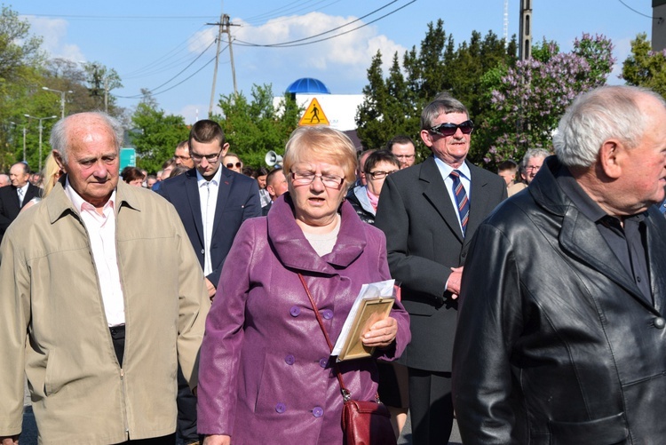 Powitanie ikony MB Częstochowskiej w Topoli Królewskiej