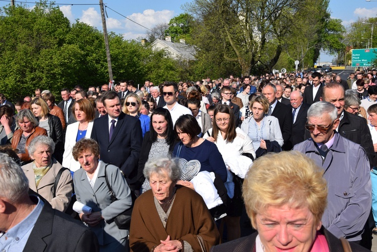 Powitanie ikony MB Częstochowskiej w Topoli Królewskiej