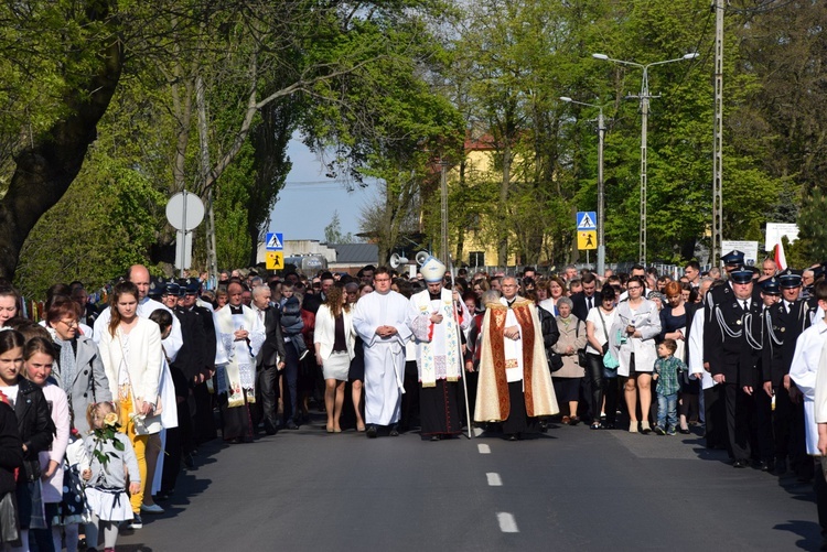 Powitanie ikony MB Częstochowskiej w Topoli Królewskiej