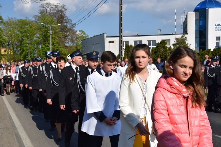 Powitanie ikony MB Częstochowskiej w Topoli Królewskiej