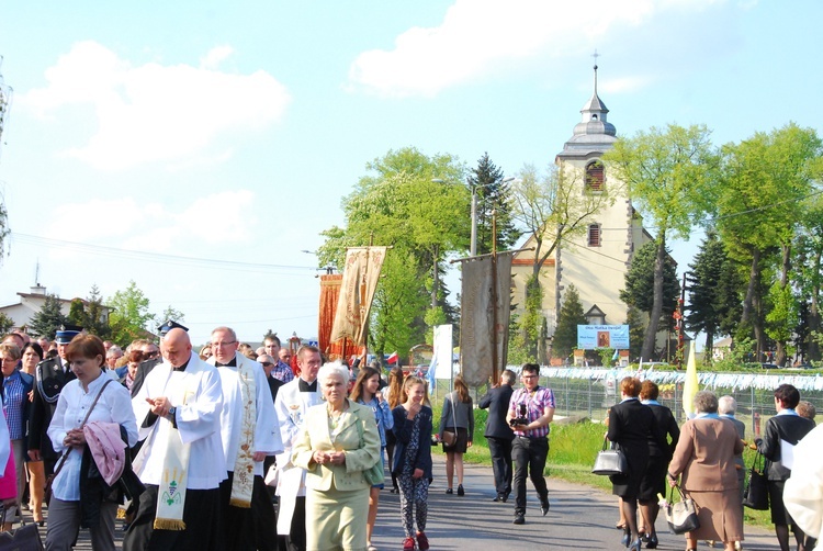 Powitanie ikony MB Częstochowskiej w Siedlcu