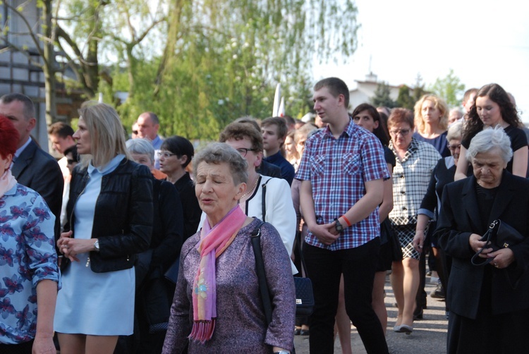 Powitanie ikony MB Częstochowskiej w Siedlcu