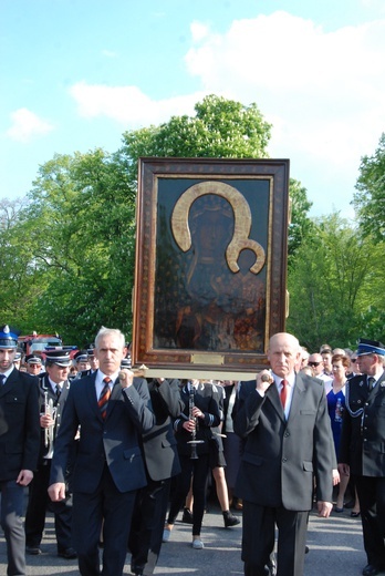 Powitanie ikony MB Częstochowskiej w Siedlcu