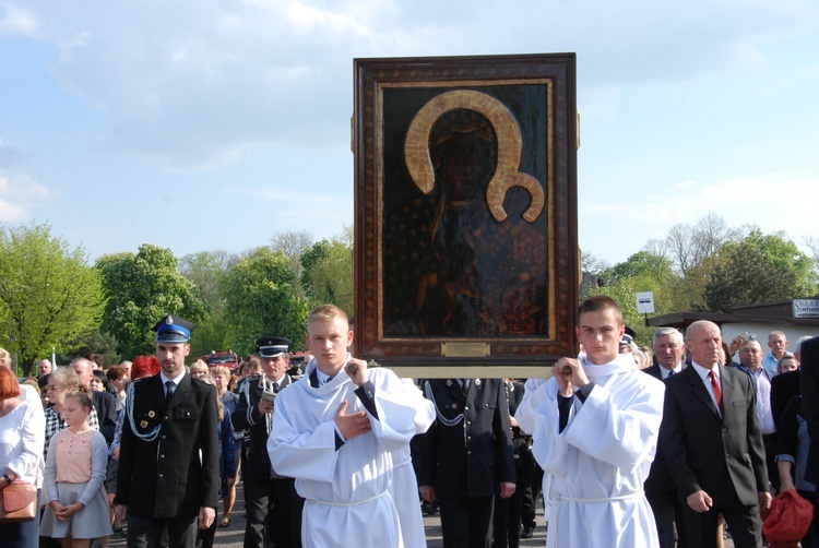 Powitanie ikony MB Częstochowskiej w Siedlcu