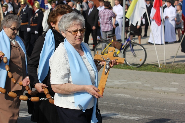 Powitanie ikony MB Częstochowskiej w Siedlcu