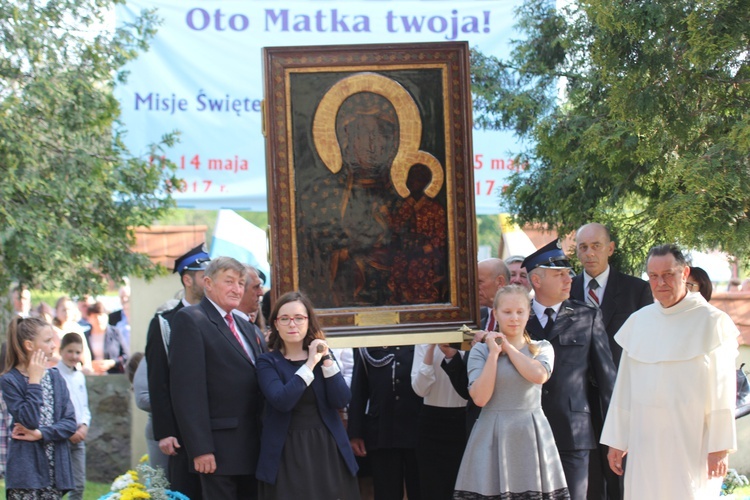 Powitanie ikony MB Częstochowskiej w Siedlcu