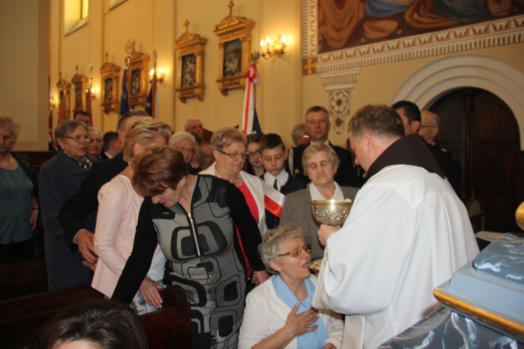 Powitanie ikony MB Częstochowskiej w Siedlcu