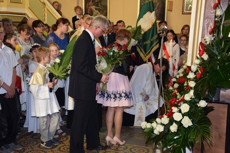 Powitanie ikony MB Częstochowskiej w Grabowie