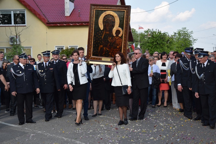 Powitanie ikony MB Częstochowskiej w Grabowie