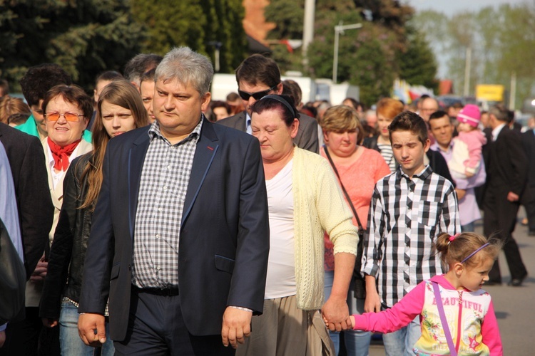 Powitanie ikony MB Częstochowskiej w Błoniu