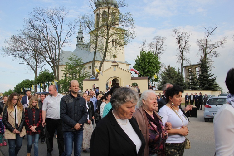 Powitanie ikony MB Częstochowskiej w Błoniu