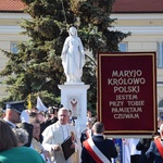 Powitanie ikony MB Częstochowskiej w parafii św. Andrzeja Apostoła w Łęczycy