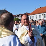 Powitanie ikony MB Częstochowskiej w parafii św. Andrzeja Apostoła w Łęczycy