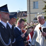 Powitanie ikony MB Częstochowskiej w parafii św. Andrzeja Apostoła w Łęczycy