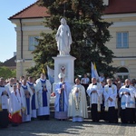 Powitanie ikony MB Częstochowskiej w parafii św. Andrzeja Apostoła w Łęczycy