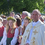 Powitanie ikony MB Częstochowskiej w parafii św. Andrzeja Apostoła w Łęczycy