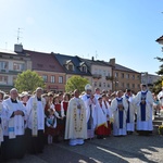 Powitanie ikony MB Częstochowskiej w parafii św. Andrzeja Apostoła w Łęczycy