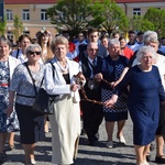 Powitanie ikony MB Częstochowskiej w parafii św. Andrzeja Apostoła w Łęczycy