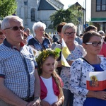 Powitanie ikony MB Częstochowskiej w parafii św. Andrzeja Apostoła w Łęczycy