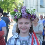 Powitanie ikony MB Częstochowskiej w parafii św. Andrzeja Apostoła w Łęczycy